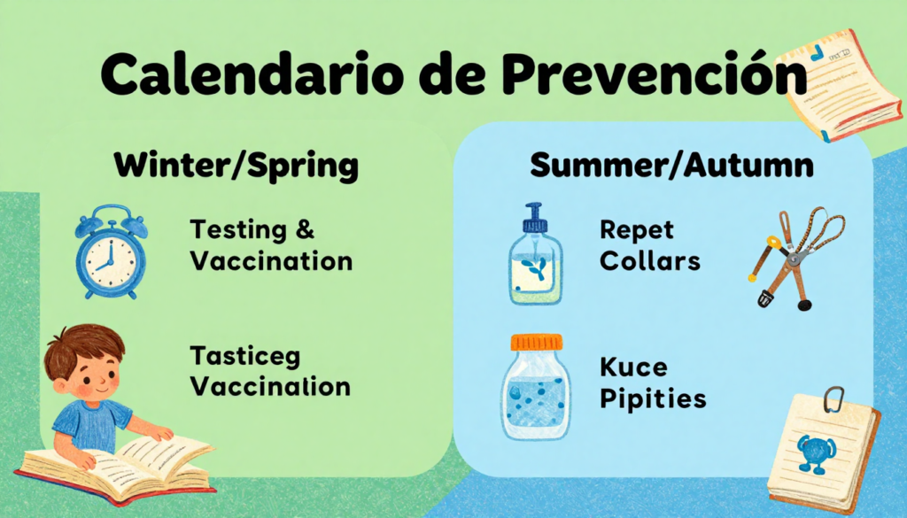 Calendario de vacunación vs. temporada de mosquitos