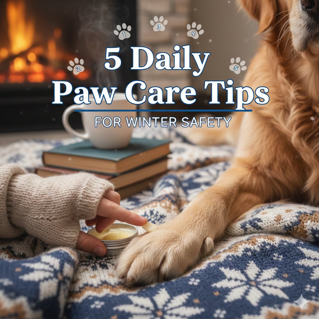 5 daily paw care tips for winter safety