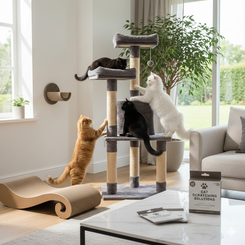 Evita que tu gato arañe los muebles