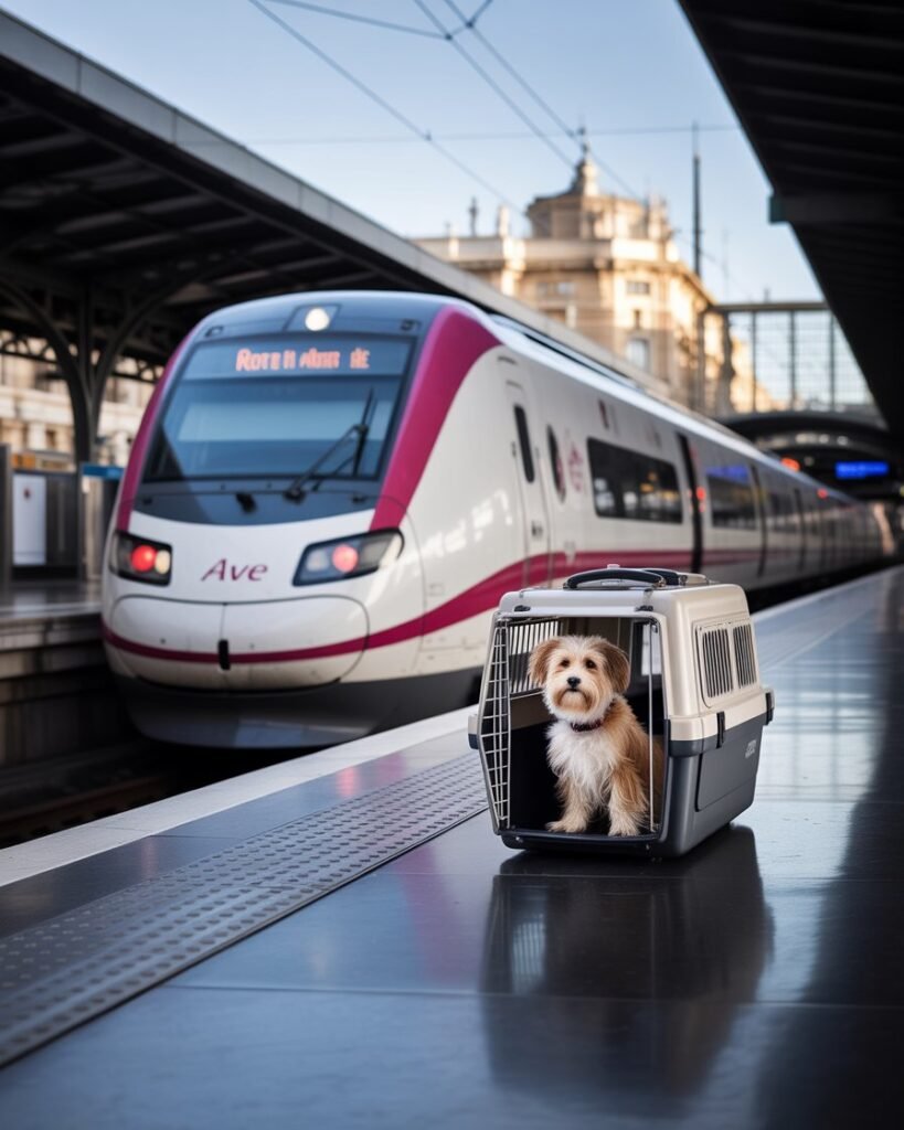 cómo viajar con perro en tren España (Guía 2026)