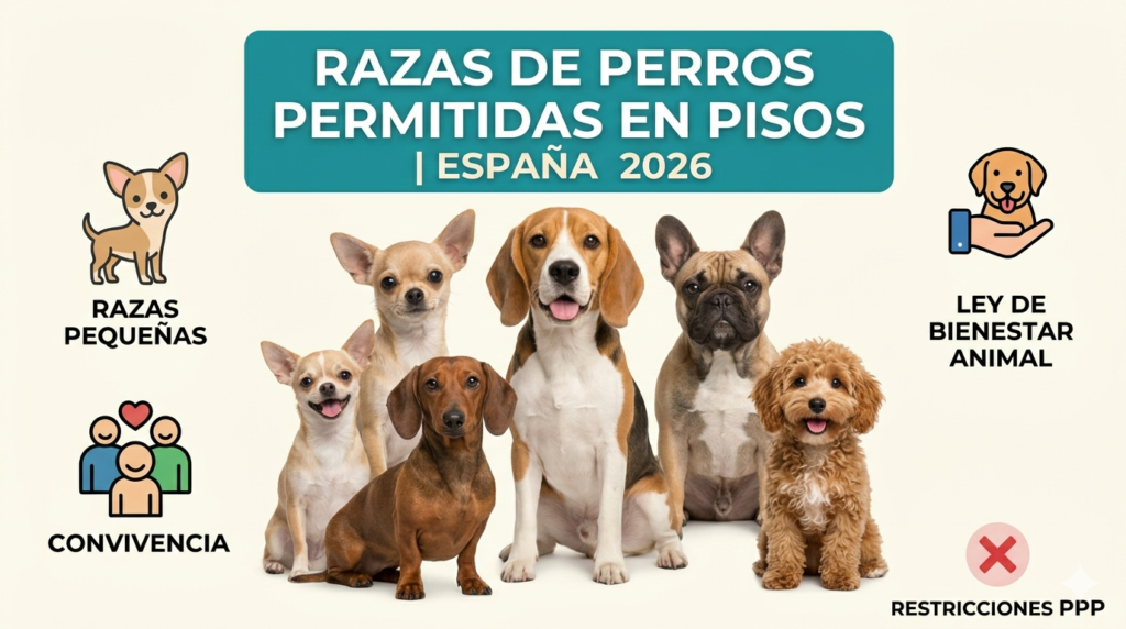 Razas de Perros Permitidas en Pisos España 2026