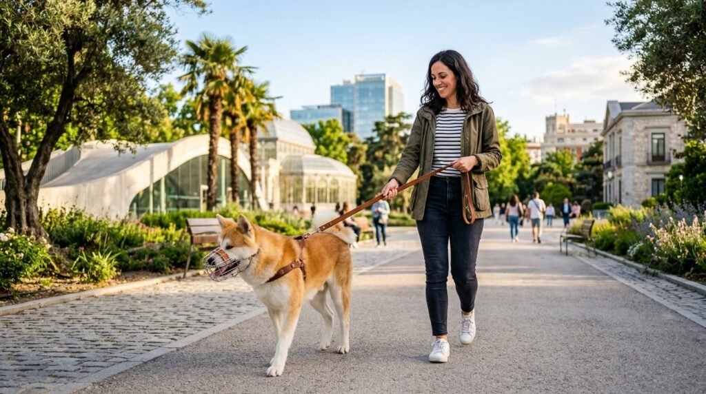 Propietario tramitando la Licencia Perros Potencialmente Peligrosos en España